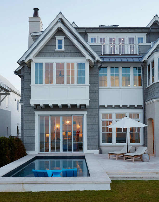 Small pool backyard layout. Beach house with small pool. Small pool backyard layout. #Smallpool #backyard #backyardlayout TS Adams Studio Architects. Laura Allyson Interiors.