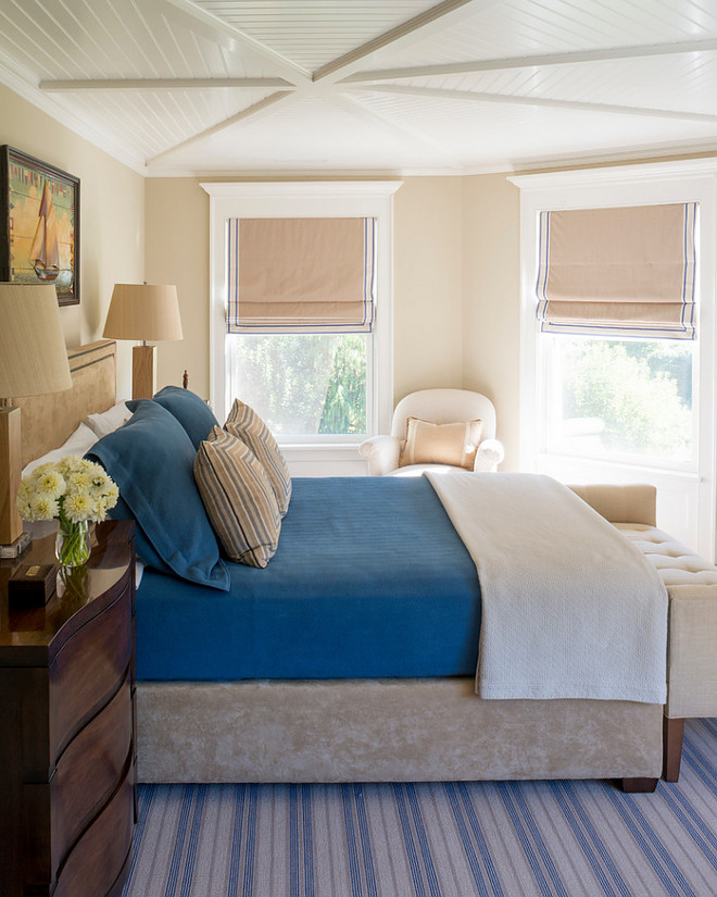 Beadboard Bedroom ceiling. Beadboard Ceiling in Small Bedroom. Beadboard Ceiling in Small Bedroom Ideas #BeadboardCeiling #SmallBedroom #Bedroomceiling Phoebe Howard