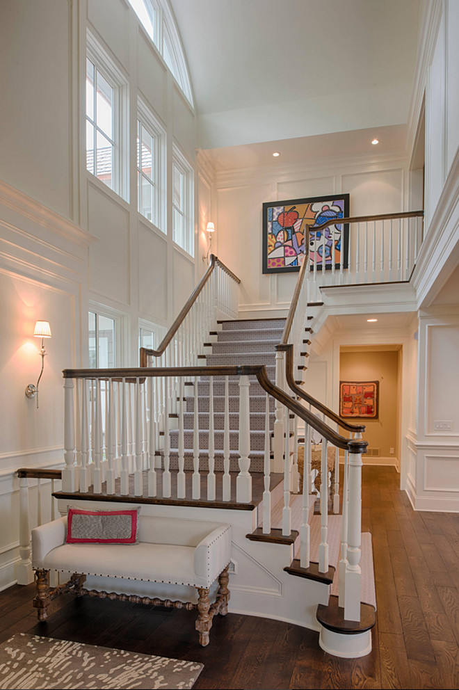 Foyer white wall paneling. Traditional Foyer white wall paneling. Foyer white wall paneling ideas. Foyer white wall paneling. #Foyerwhitewallpaneling #whitewallpaneling #wallpaneling #paneling