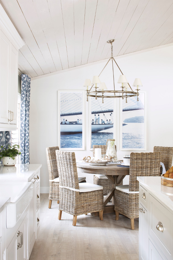 Coastal Cottage With Whitewashed Ceiling Home Bunch Interior