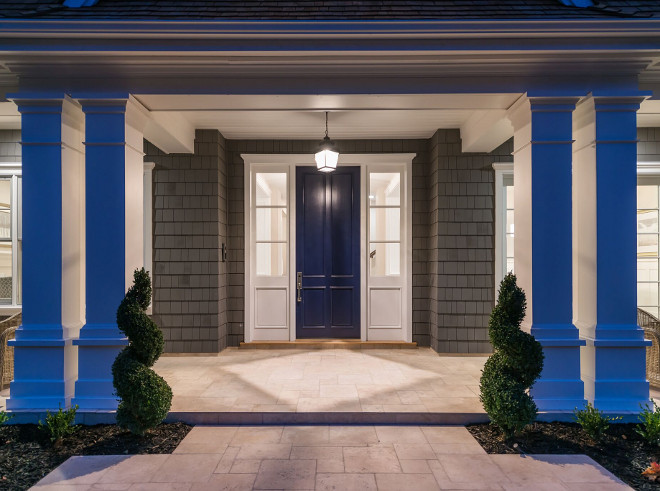 Sherwin Williams Anchors Aweigh. Navy Front Door paint color Sherwin Williams Anchors Aweigh. Sherwin Williams Anchors Aweigh. Sherwin Williams Anchors Aweigh #Navy #Frontdoor #paintcolor #SherwinWilliamsAnchorsAweigh
