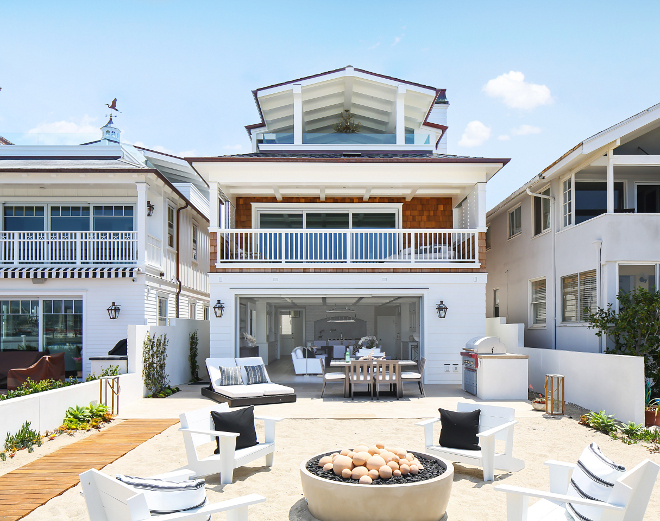 The lounge chair are from Restoration Hardware with white Sunbrella cushions. Winkle Custom Homes. Melissa Morgan Design. Ryan Garvin Photography