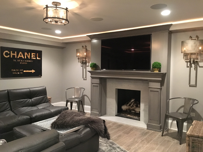 Basement lighting Beautiful Homes of Instagram Sumhouse_Sumwear