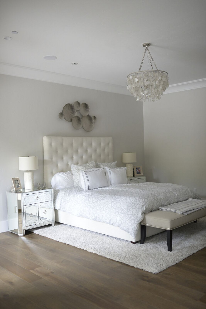 Bedroom lighting. Horchow Aurora 3 Light Cadiz Shell Chandelier in Silvery #bedroom #lighting #bedroomlighting bedroom-lighting Eye for the Pretty