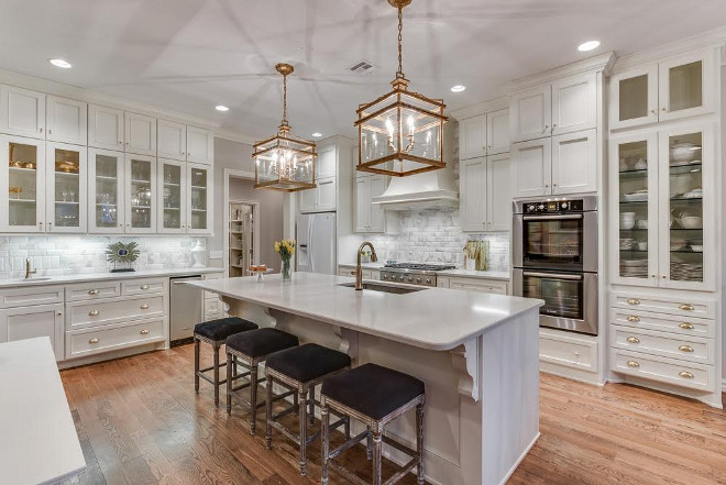 Benjamin Moore Linen White. Benjamin Moore Linen White kitchen Cabinet paint color. From a design perspective, this kitchen has an open layout, with the dining room and living space adjoining to create a large space for entertaining. The kitchen is the statement of the space, donned in Benjamin Moore Stonington Gray, the cabinetry reflects beautifully in Benjamin Moore Linen White. Benjamin Moore Linen White #BenjaminMooreLinenWhite benjamin-moore-linen-white Ivy House Interiors