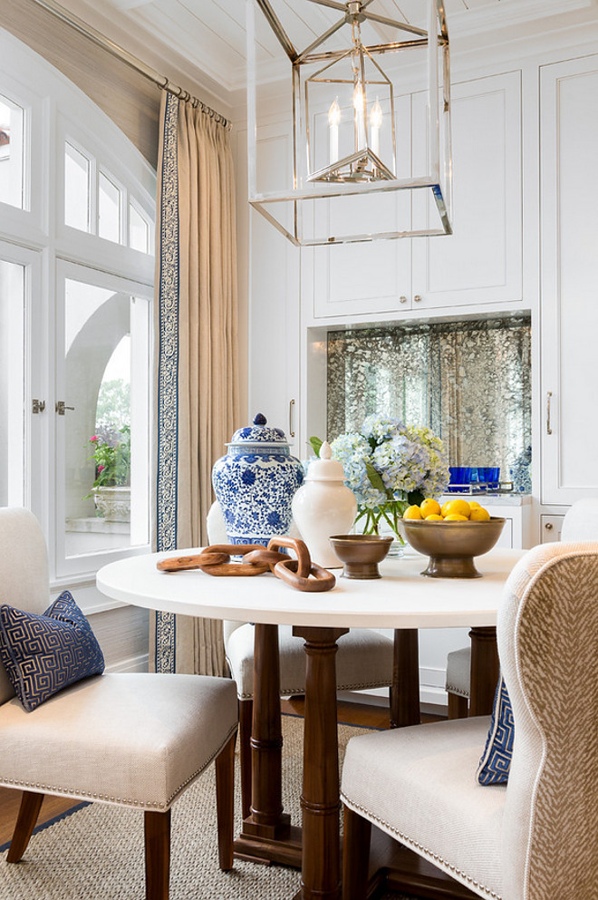 Circa Lighting Osborne Lantern. Circa Lighting Osborne Lantern above dining table. Tailored dining room lighting. Dining room lighting Circa Lighting Osborne Lantern. #CircaLighting #OsborneLantern #lighting Robert Frank Interiors. Clark Dugger Photography