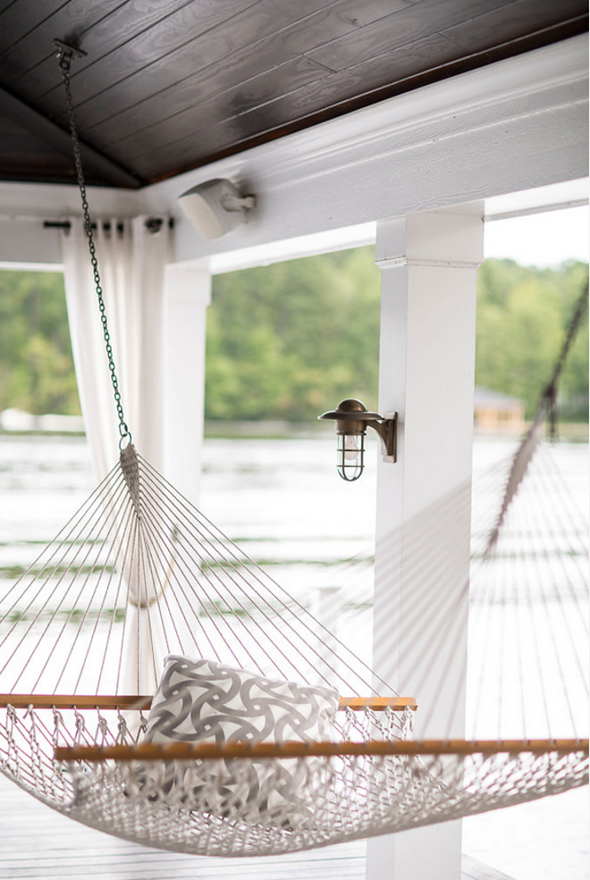 Hammock. Porch Hammock Ideas. #Hammock #Porch #Hammocks Heather Garrett Design