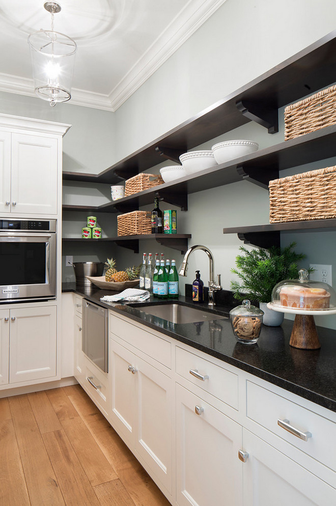 Pantry shelves and cabinets. Butler pantry Pantry shelves and cabinets. pantry-shelves-and-cabinet-ideas #Butlerpantry #Pantry #shelves #cabinet Hendel Homes. Vivid Interior Design - Danielle Loven.