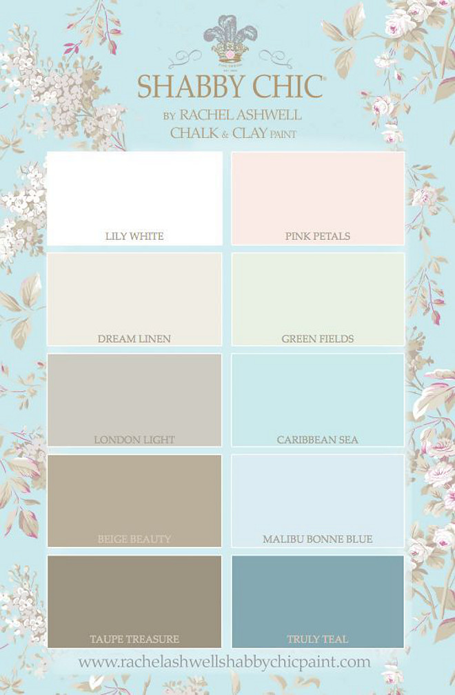 Popular Chalk Paint Colors.