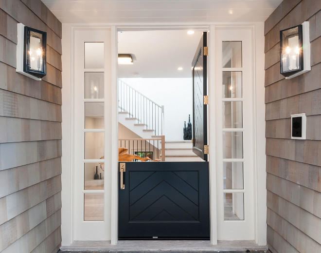 Dutch Door Paint Color is Benjamin Moore Hale Navy. benjamin-moore-hale-navy-dutch-door-paint-color Matt Morris Development