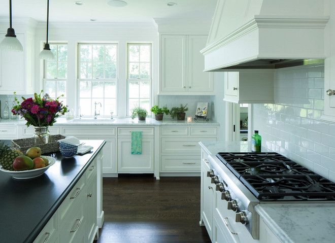 Benjamin Moore Icicle White Kitchen Cabinet Paint Color. The kitchen cabinets are maple painted in Benjamin Moore Icicle. Benjamin Moore Icicle White Kitchen Cabinet Paint Color. Benjamin Moore Icicle White Kitchen Cabinet Paint Color #BenjaminMooreIcicle #WhiteKitchen #CabinetPaintColor Hendel Homes