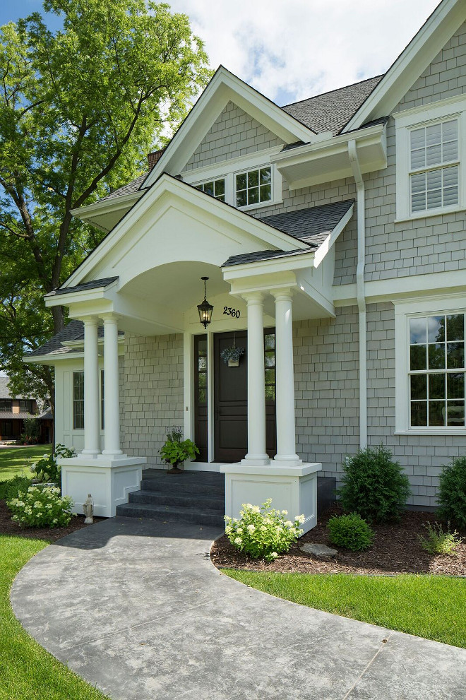 Benjamin Moore OC 17 White Dove White Trim Exterior Paint Color. Benjamin Moore OC 17 White Dove White Trim Exterior Paint Color #BenjaminMooreOC17WhiteDove #WhiteTrim #ExteriorPaintColor Hendel Homes