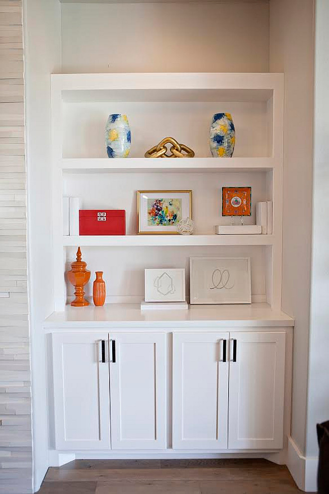 Cabinets are in Snowbound by Sherwin Williams. I'm loving this crisp white paint color! Cabinets are in Snowbound by Sherwin Williams. I'm loving this crisp white paint color! Ivy House Interiors