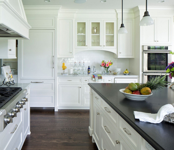 Kitchen Hardware. Kitchen hardware is Gilmore from Restoration Hardware. Kitchen hardware is Gilmore from Restoration Hardware. Double Oven and refrigerator are by Thermador. Notice the stunning wet bar cabinet between the oven and the refrigerator. Kitchen Hardware. Kitchen Cabinet Hardware #Kitchen #Cabinet #Hardware #KitchenHardware #KitchenCabinetHardware Hendel Homes