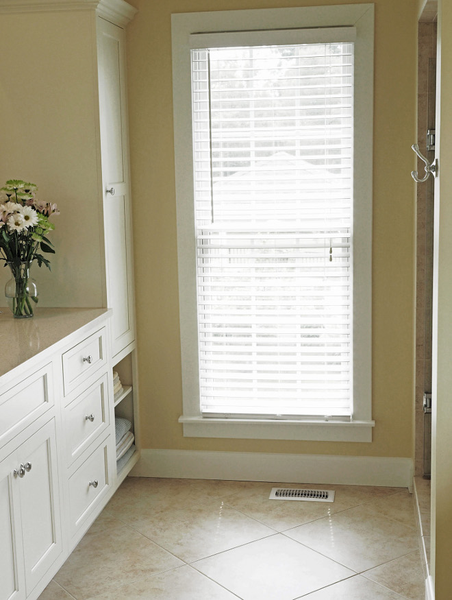  Bathroom Window. This window was added to get as much natural light coming into the shower as possible. My other idea was a window in the shower but my husband said, “I don’t think so!” # Bathroom #Window # BathroomWindow