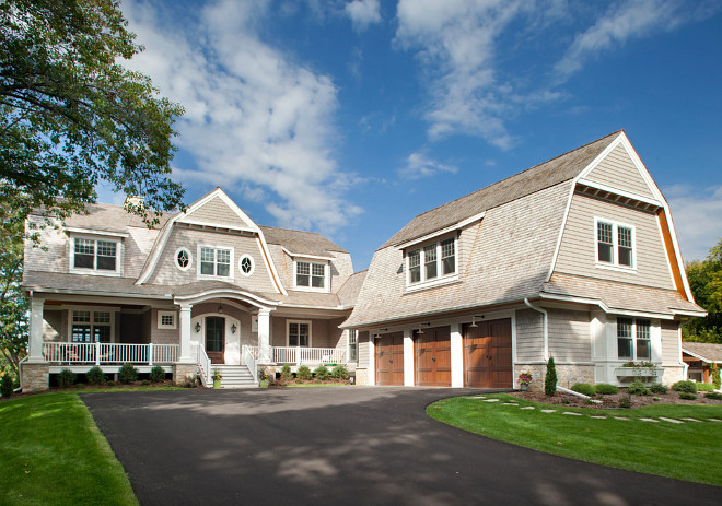 With a focus on architectural elements, family style, design, and refined woodworking and cabinetry, Hendel Home's attention to detail will make you stop to study the layering of materials and design within this 2014 Dream Home. shingle-home-exterior-ideas Hendel Homes