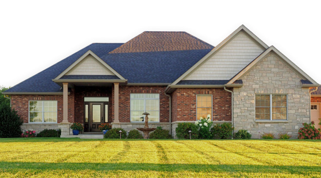 Traditional Home Exterior For the front exterior of the house we selected brick and stone with vinyl shake shingle horizontal siding. The roof is black architectural shingles. Home exteiror. Traditional home exterior. #Traditionalhomeexterior #homeexterior #brickexterior #brick #stone #exterior Home Bunch Beautiful Homes of Instagram wowilovethat