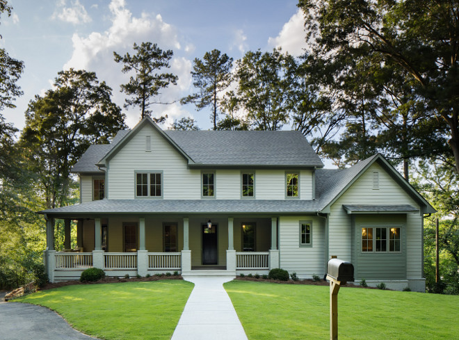 London Fog by Benjamin Moore. Grey exterior paint color is London Fog by Benjamin Moore. Grey exterior. Grey exterior ideas. #Greyexterior grey-exterior #LondonFogBenjaminMoore Willow Homes