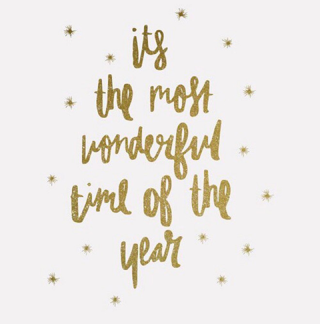 It's the most wonderful time of the year Golden glitter It's the most wonderful time of the year. #Itsthemostwonderfultimeoftheyear