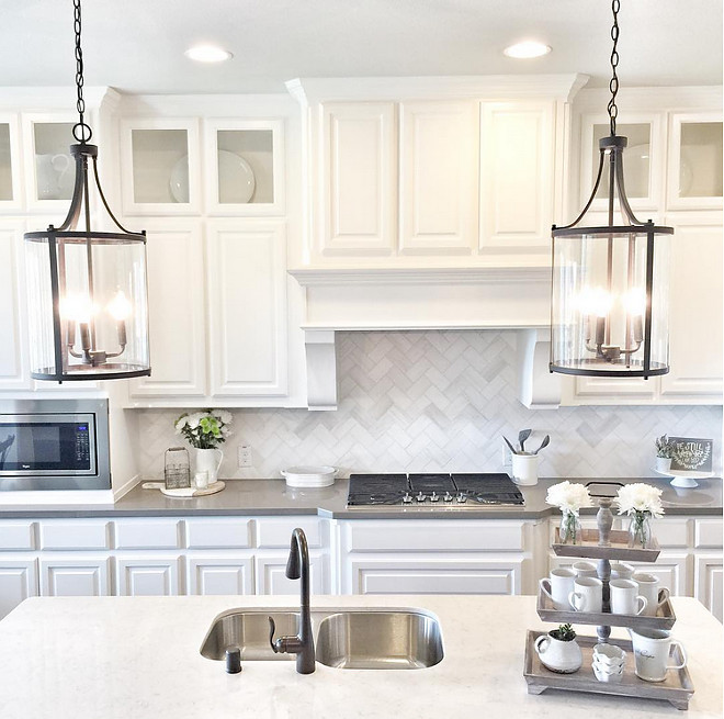 Kitchen Lighting. Kitchen island Lighting is Joss & Main Abigail Pendants. #KitchenLighting #Kitchen #Lighting #islandlighting