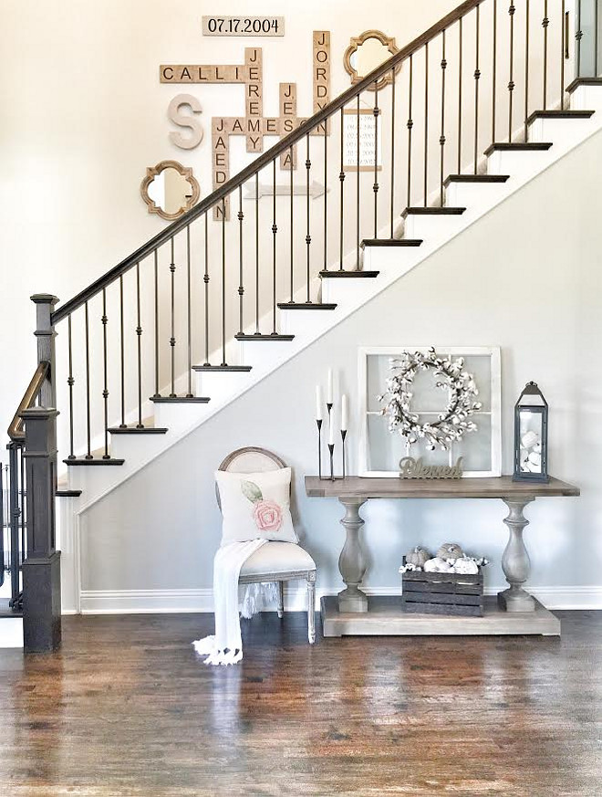Sherwin Williams Repose Gray. Wall paint color is Sherwin Williams Repose Gray. Sherwin Williams Repose Gray. #SherwinWilliamsReposeGray #wall #paintcolor Beautiful Homes of Instagram ceshome6