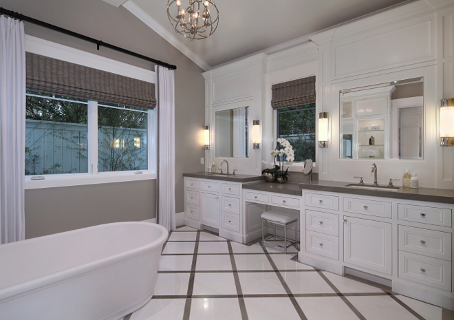 Vaulted ceiling cabinet. This is a great idea on how to bring your cabinets close to a vaulted ceiling.