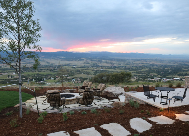 Firepit. Can you imagine yourself roasting marshmallows and sharing stories with your friends here? #Firepit Home Bunch's Beautiful Homes of Instagram @birdie_farm