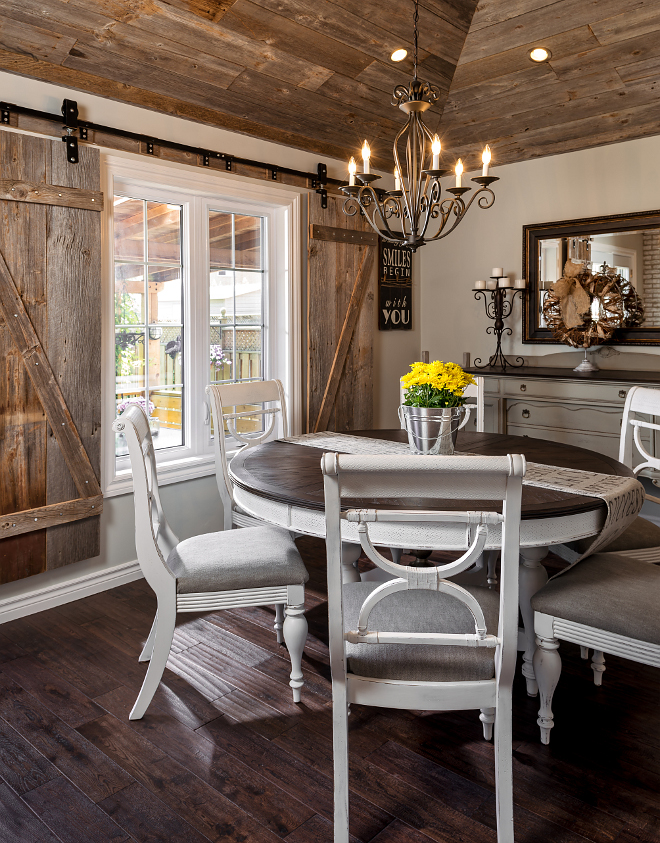 Whitewashed Brick Reclaimed Barn Wood Shiplap Interiors