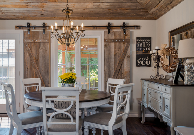 Whitewashed Brick Reclaimed Barn Wood Shiplap Interiors Home