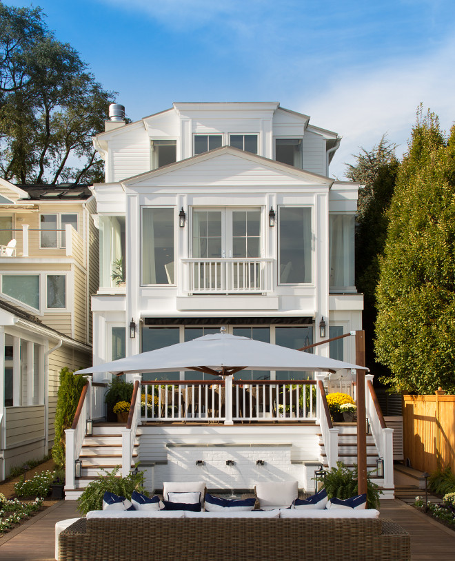 Benjamin Moore OC-61 White Diamond. The exterior color is Benjamin Moore OC-61 White Diamond. Benjamin Moore OC-61 White Diamond. Benjamin Moore OC-61 White Diamond. White beach house painted in Benjamin Moore OC-61 White Diamond. #BenjaminMooreOC61WhiteDiamond #BenjaminMooreOC61 #BenjaminMooreWhiteDiamond #BenjaminMoore #OC61 #WhiteDiamond #Whitebeachhouse #whiteexterior #paintcolor Bayview Builders LLC