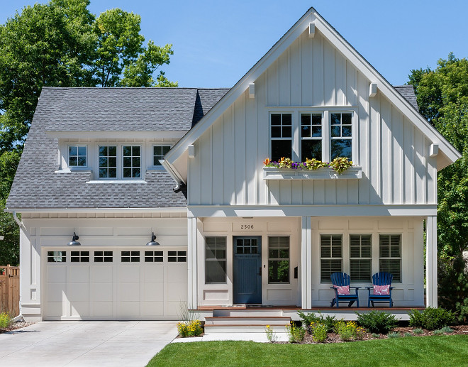 Board and Batten Siding Home Exterior. The following is further detail on the siding: 2nd floor board & batten siding: Hardie panel vertical siding w/ Hardie trim batten boards smooth. 1st floor exterior siding: Hardie panel vertical siding w/Hardie trim NT3 boards smooth. Board and Batten Siding Home Exterior #BoardandBatten #Siding #BoardandBattenSiding #HomeExteriorSiding Keller Architecture.