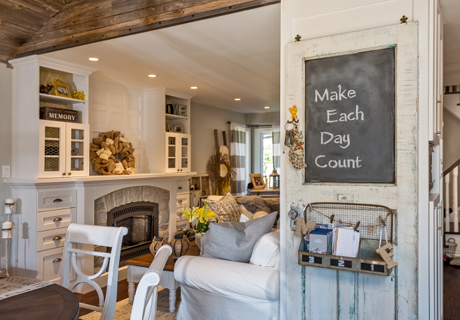 Whitewashed Brick Reclaimed Barn Wood Shiplap Interiors