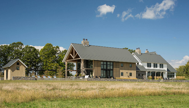 Farmhouse with new extension. Farmhouse with new extension #Farmhousenewextension #newextension Roundtree Construction. TruexCullins Architecture + Interior Design