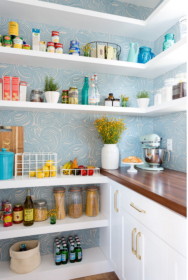 Turquoise Kitchen Island - Contemporary - kitchen - Benjamin Moore Lookout  Point - Lauren Shadid Architecture