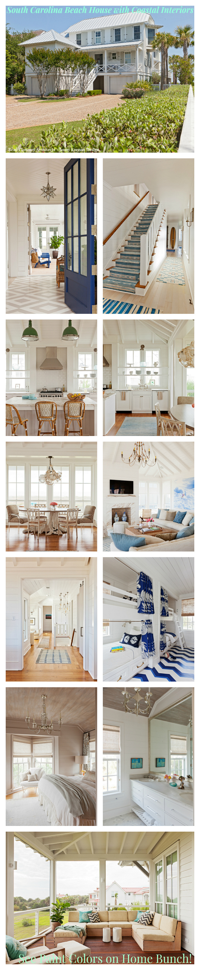 South Carolina Beach House with Coastal Interiors. South Carolina Beach House with Coastal Interiors. South Carolina Beach House with Coastal Interiors #SouthCarolina #BeachHouse #CoastalInteriors