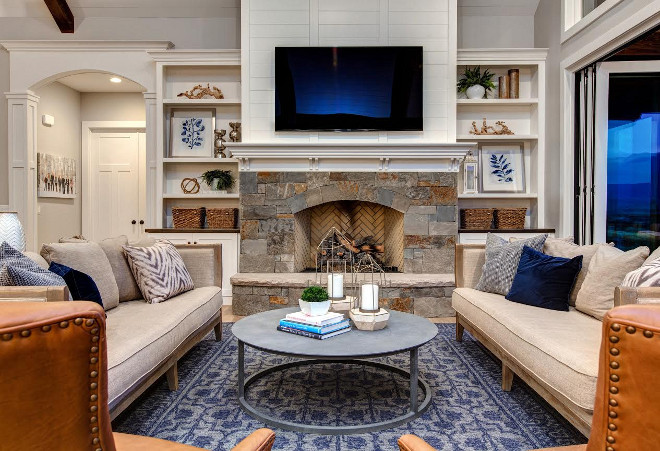 Stone and shiplap fireplace. Stone and shiplap fireplace ideas. Stone and shiplap fireplace. Stone and shiplap fireplace. Stone and shiplap fireplace #Stoneandshiplapfireplace Timberidge Custom Homes