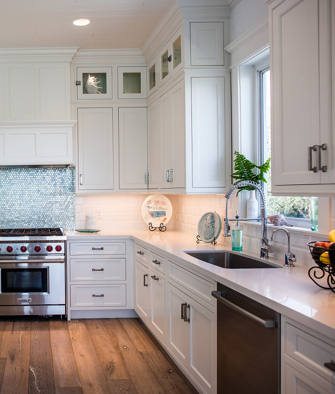 White Dove OC-17 Benjamin Moore. White inset cabinets painted in White Dove OC-17 Benjamin Moore. White Dove OC-17 Benjamin Moore paint color. Kitchen color is White Dove OC-17 Benjamin Moore #WhiteDoveOC17BenjaminMoore #OC17BenjaminMoore #WhiteDoveBenjaminMoore #WhiteDove #OC17 #BenjaminMoore Waterview Kitchens