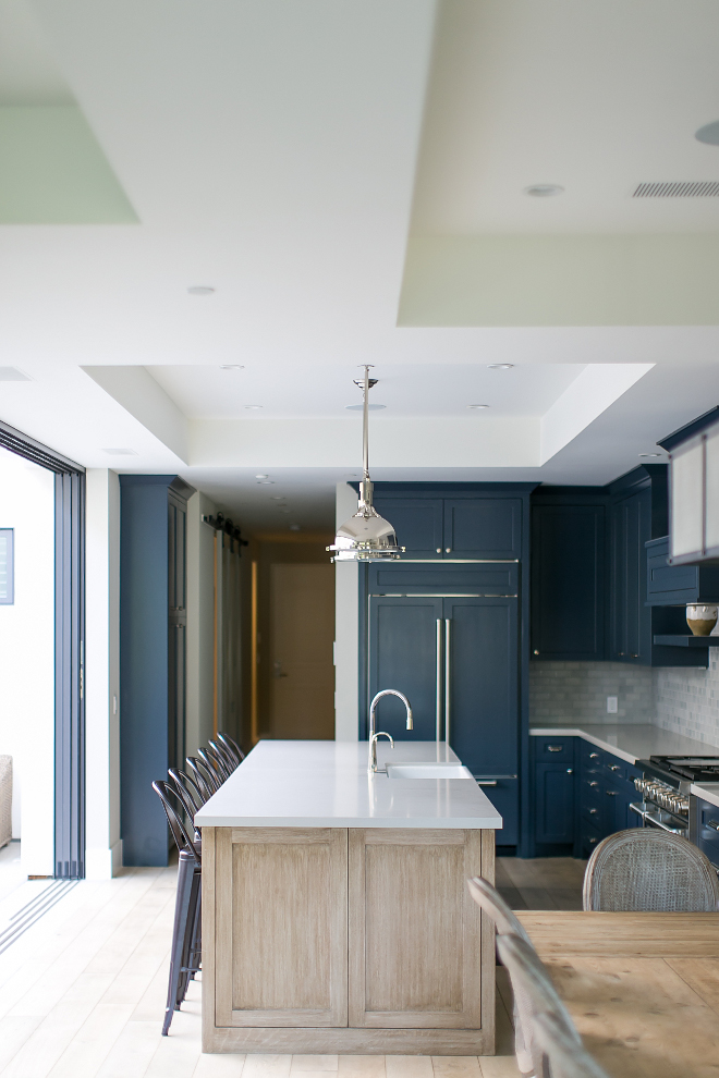 Whitewashed White oak Kitchen Island. The kitchen island is fabricated out of oak and installed with Blumotion soft close hardware. Whitewashed White oak Kitchen Island #WhitewashedWhiteoak #WhitewashedWhiteoakKitchenIsland #KitchenIsland