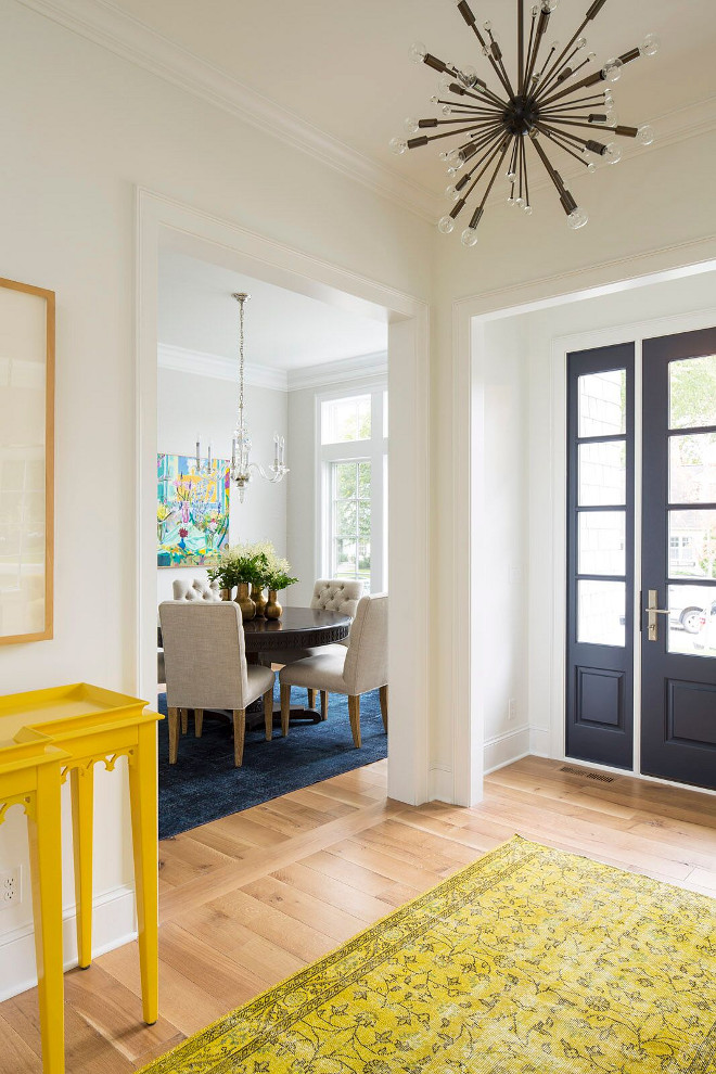 Foyer Lighting. Modern foyer lighting. Modern foyer lighting is Arteriors Light Fixture #Foyer #lighting #foyerlighting #arteriorslighting #modernlighting Martha O'Hara Interiors. John Kraemer & Sons