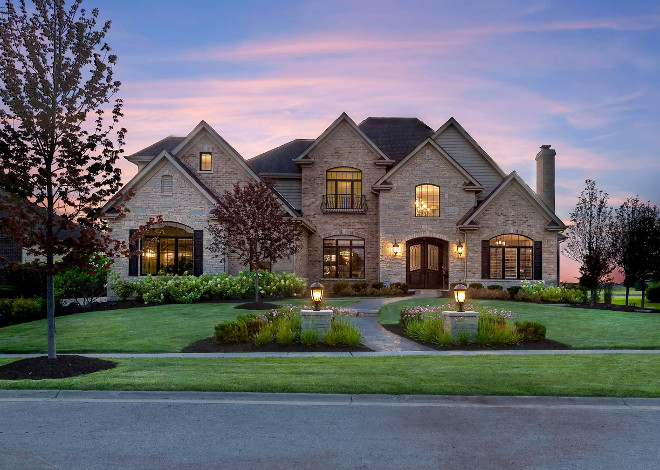 Home Front Landscaping. Frontyard Landscaping. Landscaping. At dusk the Hydrangeas begin to glow, basking in the landscape and home lighting. Landscaping #Landscaping #HomeLandscaping #Homes K&D Landscape Management. Mike Crews Photography