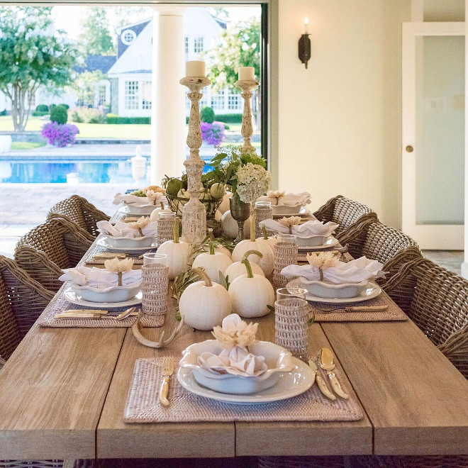 Pool House Dining Room. Pool House Dining Room. Pool House Dining Room Ideas #PoolHouse #DiningRoom Home Bunch's Beautiful Homes of Instagram @loveyourperch