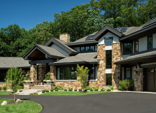 Roof, Roof is Asphalt Shingle - Color Cedar Shake #roof #roofcolor #Roofideas #AsphaltShingle #CedarShake Hendel Homes