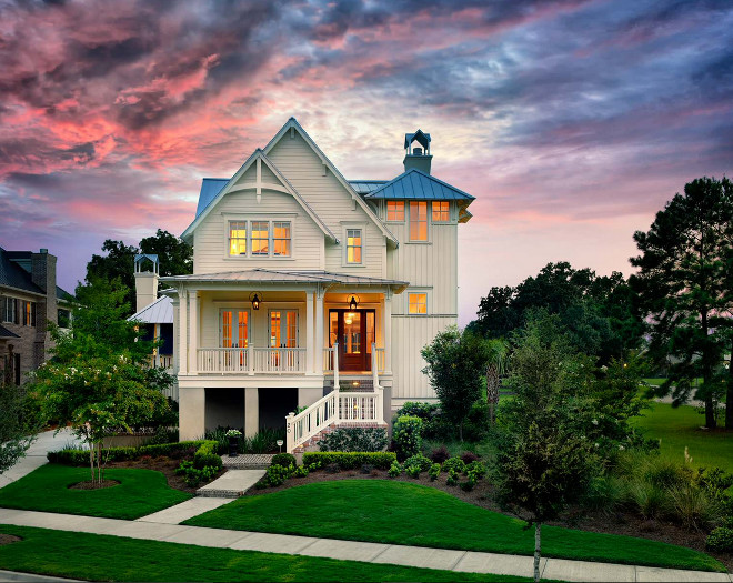 Creamy white exterior paint color. Creamy white home exterior paint color The type of siding is HardiePlank Lap Siding and the trim is simply pressure treated 2x wood #creamywhiteexterior #creamywhitehome #creamywhitehouse Cobb Architects