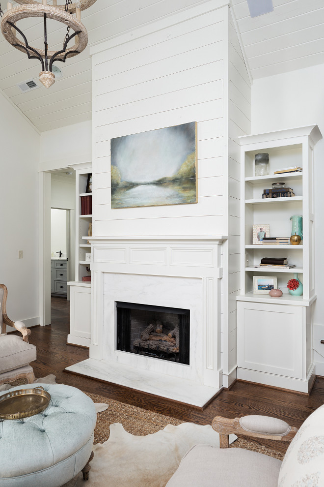 Fireplace Shiplap with built in cabinets on both sides. Shiplap Fireplace with built in cabinets. Fireplace Shiplap with built in cabinets on both sides. Fireplace Shiplap with built in cabinets on both sides #ShiplapFireplace #FireplaceShiplap #Fireplace #Shiplapwith #builtins #fireplacecabinets Willow Homes