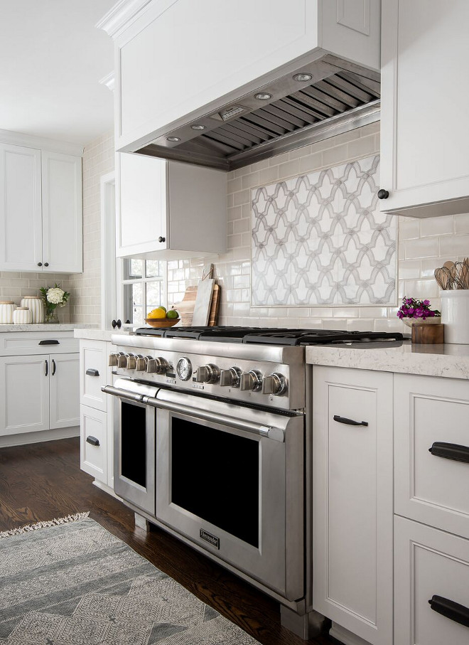 Kitchen Backsplash Tile. The tile above the range is Artisan Stone Tile, Evolve pattern. Kitchen Backsplash Tile. Kitchen Backsplash Tile. Kitchen Backsplash Tile. Kitchen Backsplash Tile #KitchenBacksplashTile #Kitchen #BacksplashTile #Backsplash #tileaboverange #ArtisanStoneTile #Evolve #pattern #Tile reDesign Home LLC