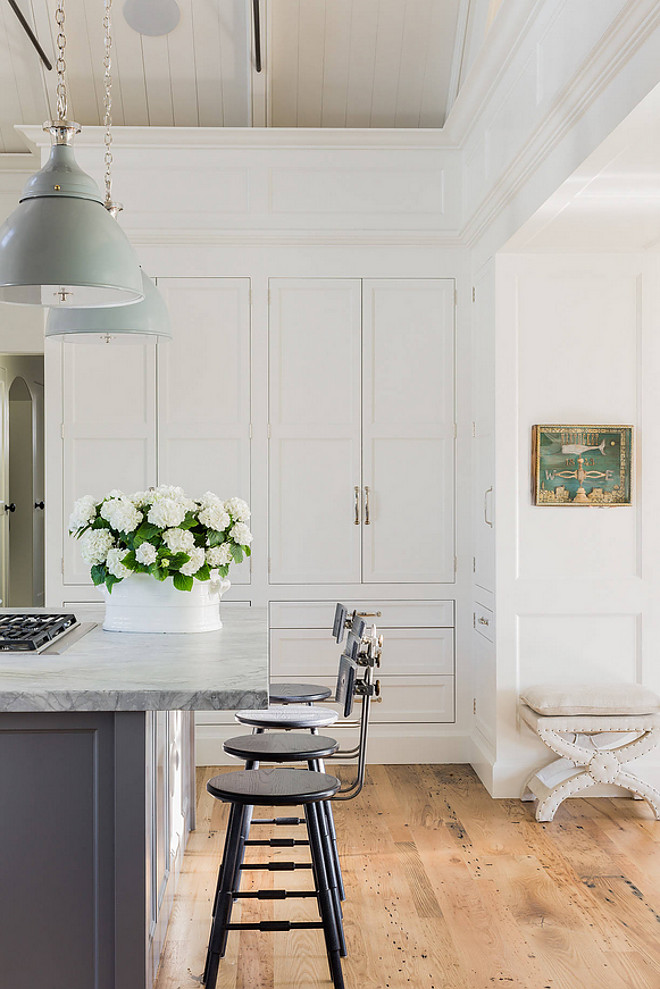 Kitchen Flooring- Kitchen floors are reclaimed antique chestnut floors with wood salvaged from a Connecticut barn- Kitchen Hardwood Flooring #Kitchen #Flooring #KitchenFlooring #HardwoodFlooring #KitchenHardwoodFlooring #reclaimedhardwoodfloor #antiquechestnutfloors #chestnutfloor Nancy Serafini Interior Design