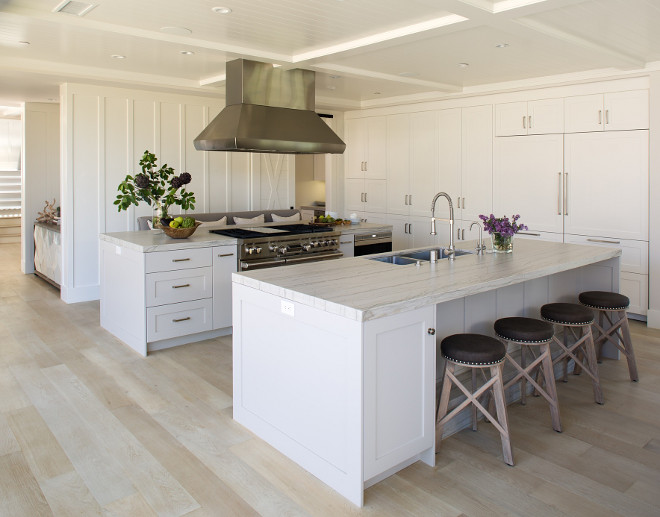 White Macaubas Quartzite, Kitchen with White Macaubas Quartzite #WhiteMacaubasQuartzite #Quartzite Christian Rice Architects, Inc McCormick & Wright