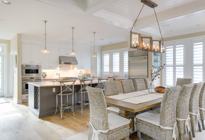 Coastal Kitchen Dining Room Design. Coastal Kitchen Dining Room Design. Coastal Kitchen Dining Room Design #CoastalKitchen #CoastalDiningRoom #KitchenDesign #DiningroomDesign Echelon Custom Homes