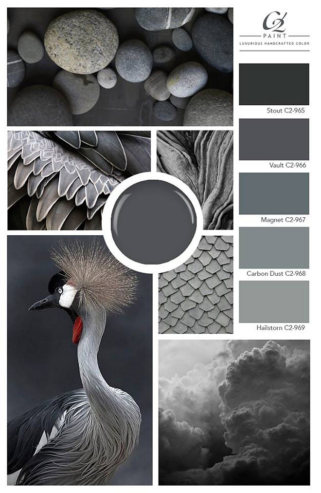 Dark Grey Paint Colors. Stormy greys. C2 Paints. C2-481 Stout. C2 Vault. C2 Magnet. C2 Carbon Dust. C2 Hailstorn #DarkGrey #PaintColors #Stormygreys #C2Paints #C2481Stout #C2Vault #C2Magnet #C2CarbonDust #C2Hailstorn