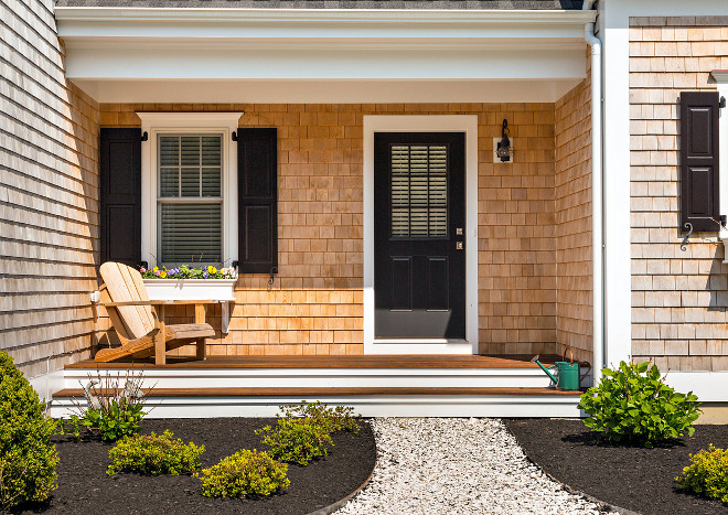 Front Porch. Shingle Home Front porch. Front Porch. Shingle Home Front porch ideas #FrontPorch #ShingleHomeporch Gable Building Corp.